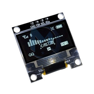Módulo de pantalla OLED IIC de 4 pines y 0,96 pulgadas, controlador de Resolución 128x64, pantalla LCD IC, pantalla de interfaz IIC I2C para Ardunio