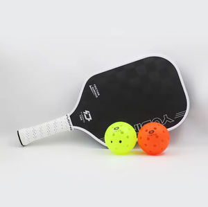 Grande qualità tecnologia di pressatura termica portatile PP a nido d'ape 16mm allenamento 24K in fibra di carbonio Pickleball Paddle - Product Image 4