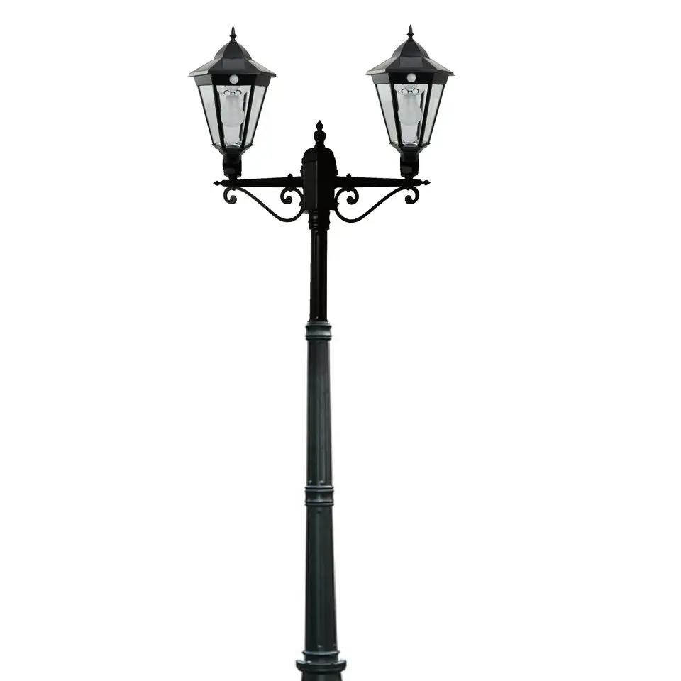 Профессиональное производство уличный декоративный античный чугунный светильник столб светодиодный садовый фонарь