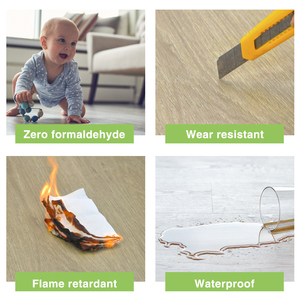 Giá Rẻ Giá 4 mét 5 mét ixpe evq bấm vào khóa SPC sàn sang trọng Vinyl sàn gạch đá nhựa composite sàn trong nhà - Product Image 4