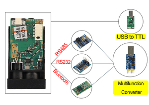 IR-Abstands sensor mit seriellem USB-Anschluss für den digitalen Arduino-Phasen abstands sensor RS232 UART-Ausgangs laser mess sensor