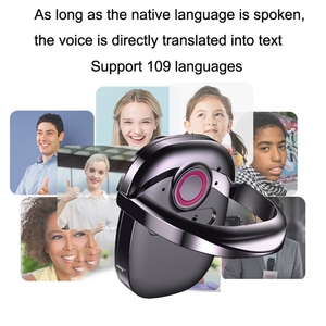 109 i tipi di lingua di trasferimento di testo vocale intelligente traduzione in alluminio tutte le APP traducono il supporto di Chat traduttore di registrazione - Product Image 2