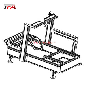 Último nuevo diseño Sim Motion Racing Simulator Cockpit 40120 Perfil de aluminio Plataforma dinámica Simulador de vuelo Cockpit