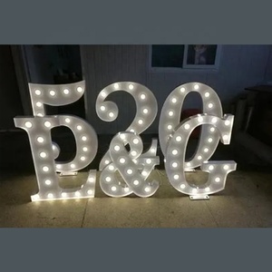 Tùy chỉnh 4ft ánh sáng lên chữ dẫn marquee thư Kết Hôn với tôi chiếu sáng marquee chữ cho trang trí đám cưới - Product Image 4