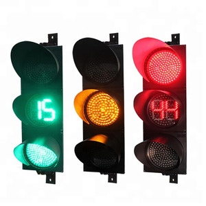 IP66 tam topu RYG trafik sinyal ışıkları 100mm 200mm 300mm led semforo trafik geri sayım sayacı sinyal ışık kavşak - Product Image 1