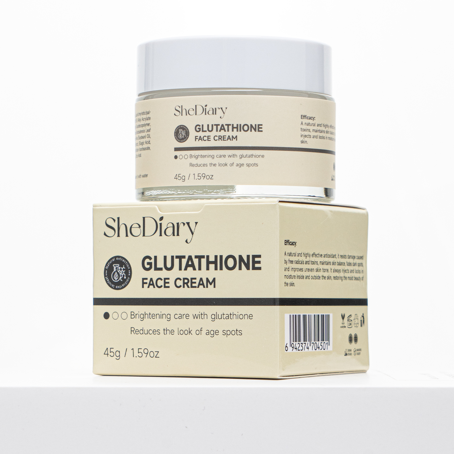 Crema Facial de Glutatión 45g