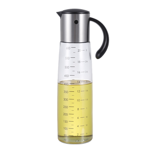 विंटेज ग्लास खुदरा जैतून का तेल डिस्पेंसर आकार 600 मिलीलीटर क्षमता के कप प्लास्टिक सामग्री स्प्रे मापने वाले कप प्लास्टिक सामग्री स्प्रे - Product Image 5