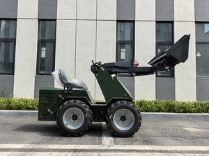 Giá rẻ CE/EPA New nhỏ nhỏ nhỏ vườn loader theo dõi mini Skid chỉ đạo Bộ nạp với xô đào hầm ROTARY cày - Product Image 5