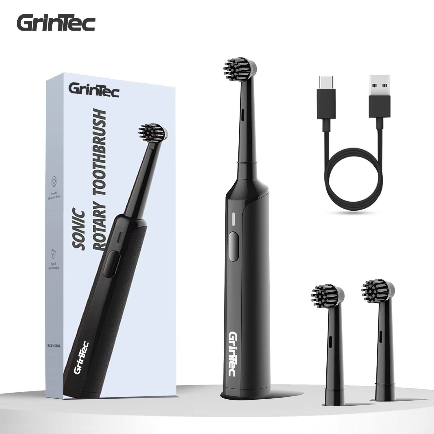 Black with 2 brush heads