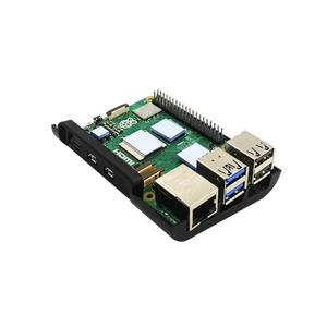 Raspberry Pi เคส5B ABS, เคสป้องกันสีดำสำหรับ Raspberry Pi