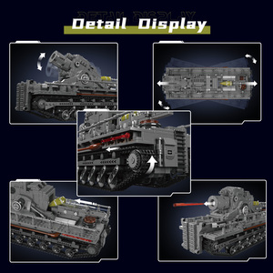 20028 kalıp kral Carl harç APP uzaktan ControlTank askeri araçlar yapı taşı seti oyuncak hediye birleştirin - Product Image 6