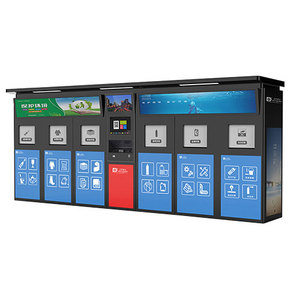 ZSMART Cubo de basura de clasificación inteligente cuadrado personalizado del fabricante con tapas Nuevo cubo de basura para exteriores - Product Image 6