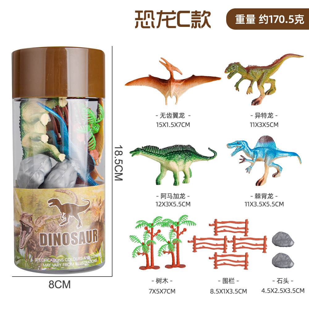 Cilindro tipo C de dinosaurio