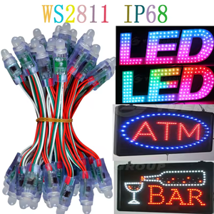 Открытый IP68 12 мм WS2811 DC5V цифровой адресуемый RGB светодиодный пиксельный свет - Product Image 5