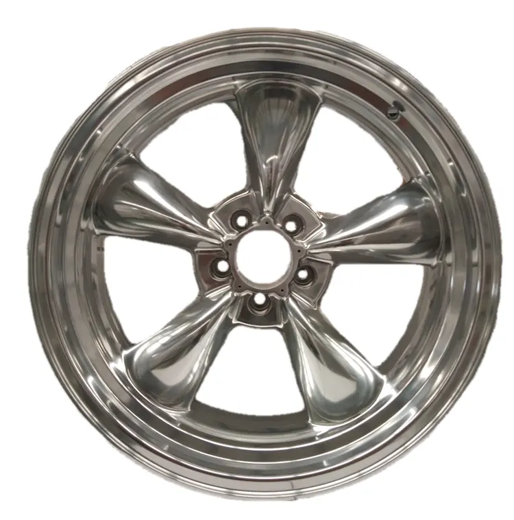 Ruota muscolare cromata all'ingrosso 16-20 in 4*120 5*114.3 cerchi in lega per auto pony challenger C8 C7