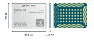 Quectel SG500Q-CN 5G Sub-6 GHz Android Smart-Modul Multi-Netzwerk-System intelligentes LTE-Modul Unterstützung Wi-Fi & BLE - Product Image 3