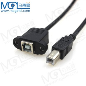 <strong>Traditional</strong> USB2.0 BM to BF with Ear and Fixed Screw Print Extension <strong>Cable</strong> USB Extend <strong>Cable</strong> - Product Image 4