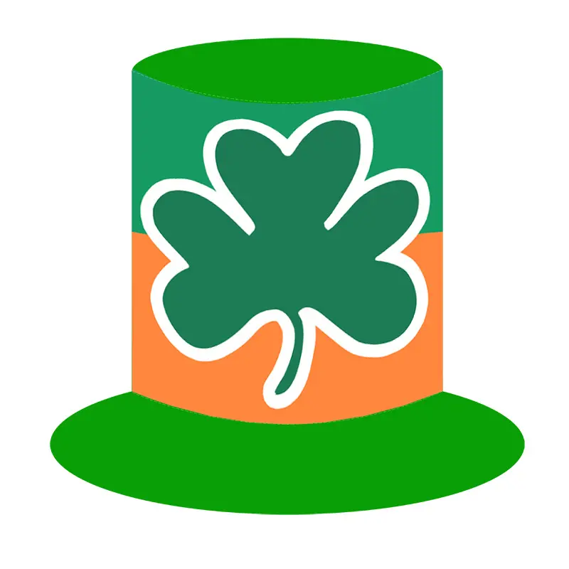 Aziz Patrick kostüm Leprechaun silindir şapka sakal aksesuar parti Cosplay kap İrlanda yonca yeşil St Patrick günü İrlanda şapka