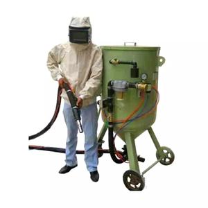 เครื่องพ่นทรายขนาด200ลิตรพร้อมเครื่องอัดอากาศหม้อเหล็กพ่นทราย - Product Image 1