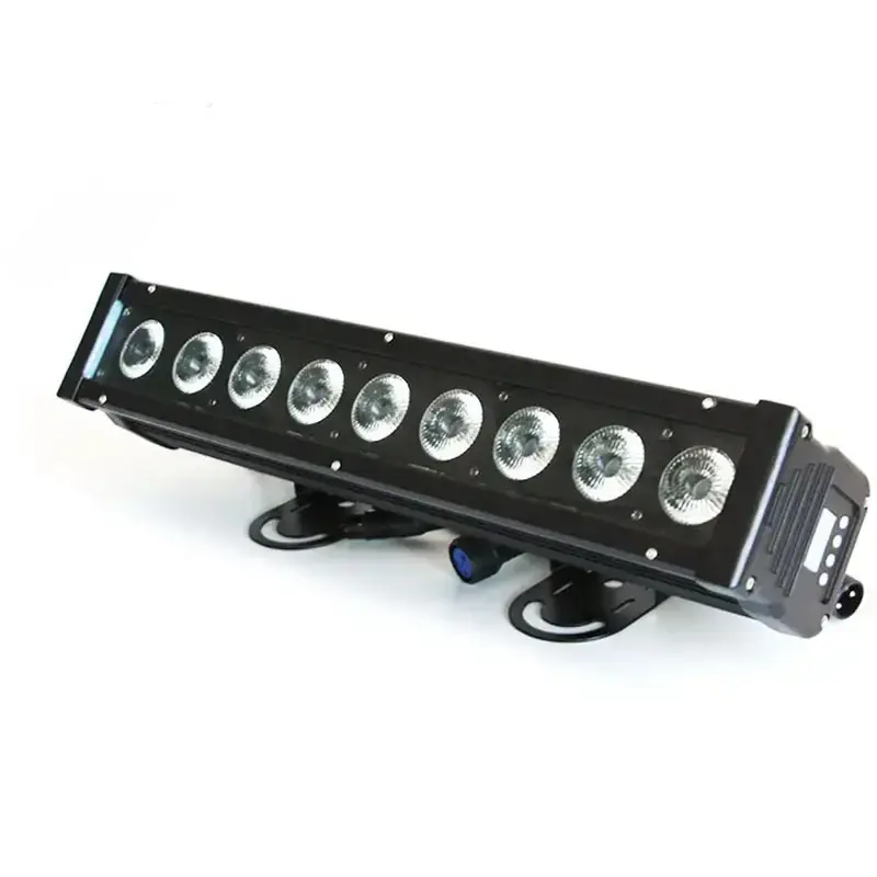 Outdoor Waterproof High Power Wall Washer, Pixel IP68 RGB 5in1 9pcs 12W LED Wall Washer Light