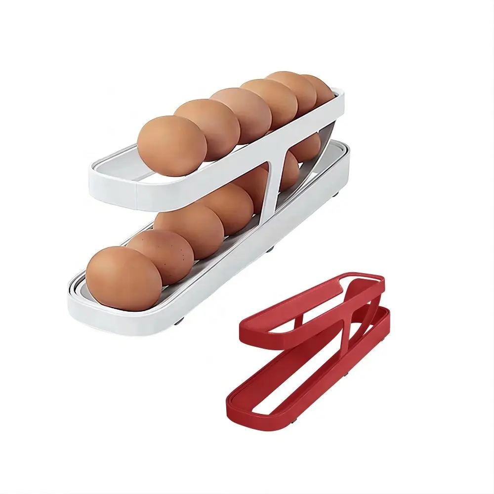 Supporto per vassoio di conservazione uova automatico per frigorifero in plastica
