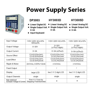 DP3003シングル出力リニアデジタルDC電源LCD産業用DINレールデスクトップパワー30V 3Aキーボードメモリ機能 - Product Image 4
