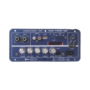 Customizable 12V/24V/220V HI-FI Subwoofer Power <strong>Amp</strong> with USB Remote Control High-Power Amplifier Board Display for Cars - Product Image 1
