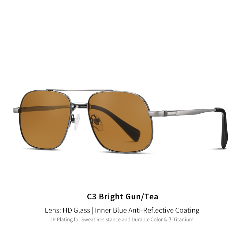 C3 grigio canna di fucile/marrone