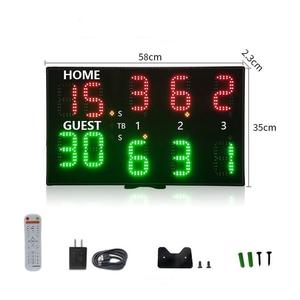 Ganxin Draagbare Padel Sport Elektronisch Tennisscorebord 3 Innings Scorescherm Geleid Digitaal Scorebord Voor Trainingswedstrijd - Product Image 5