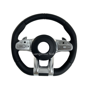 ベンツA E S C G C lass W205 W204 W212 W211 W213W222に適合旧モデルアップグレード新モデルLEDカーボンファイバーステアリングホイール - Product Image 5