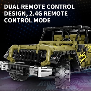 1/14 Dual-Fernbedienung Offroad-Kletter fahrzeug Baustein Kit RC Rennwagen programmier bares Spielzeug für Jungen Geschenk zusammenbauen - Product Image 3