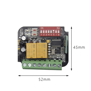 Multifrequecy300-868Mhzユニバーサル2チャンネル9-30Vスマートアクセサリーローリング & 固定コードガレージドアリモートレシーバー - Product Image 5