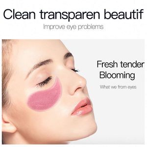 Yeni görüntüler OEM ODM hiyalüronik asit serum krem kuru gözler için özelleştirmek kollajen levha uyku ipek göz maskesi - Product Image 3