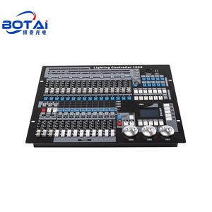 Controlador de iluminación BOTAI King DMX 1024 con 1024 canales DMX interruptor Manual 8A corriente de salida Efectos Incorporados pantalla LCD