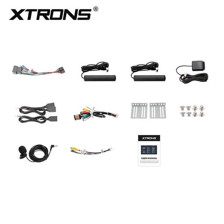 XTRONS 10.1" Tesla Style 8Core Android 13 Rotatable QLED Screen Car Stereo 4+64GB 4G LTE Gravity Sensor 2din Universal Head Unit