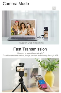 Pocket Selfie <strong>Camera</strong> with Wifi 4K UHD Vlog <strong>Camera</strong> for youtube Live Streaming Ordro M3 - Product Image 6
