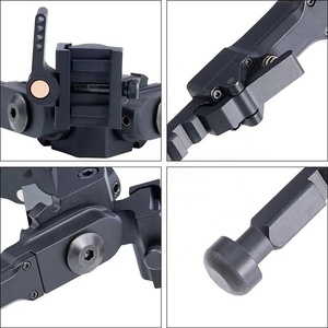 Outdoor Tactical V9 Adjustable Tiltable Quick Release <strong>Bipod</strong> Hunting <strong>Bipod</strong> With 20mm <strong>Mount</strong> - Product Image 4