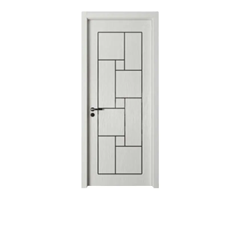 PUERTAS DE BAÑO de fibra, precio de puertas de Pvc para el Interior del baño, con oscilación de Pvc, para puertas de entrada modernas, para apartamento, Yujie