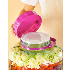 1L 2L 3L 5L 8L 16L 20L cam kavanoz boş iliklerine şarap erik turşu turşu konteyner ev cam şişe kavanoz - Product Image 5