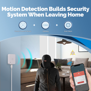 ZigBee <strong>Wifi</strong> MmWave Human Presence <strong>Motion</strong> <strong>Sensor</strong> <strong>With</strong> Luminance/Distance Detection 5/110/220V Tuya Smart Life Home Automation - Product Image 6