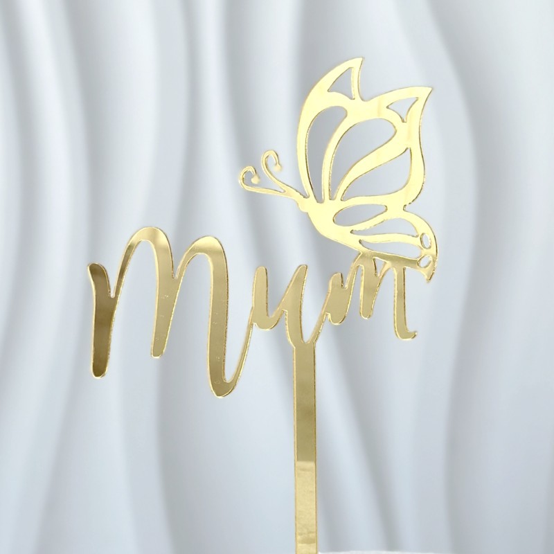 Maman papillon doré