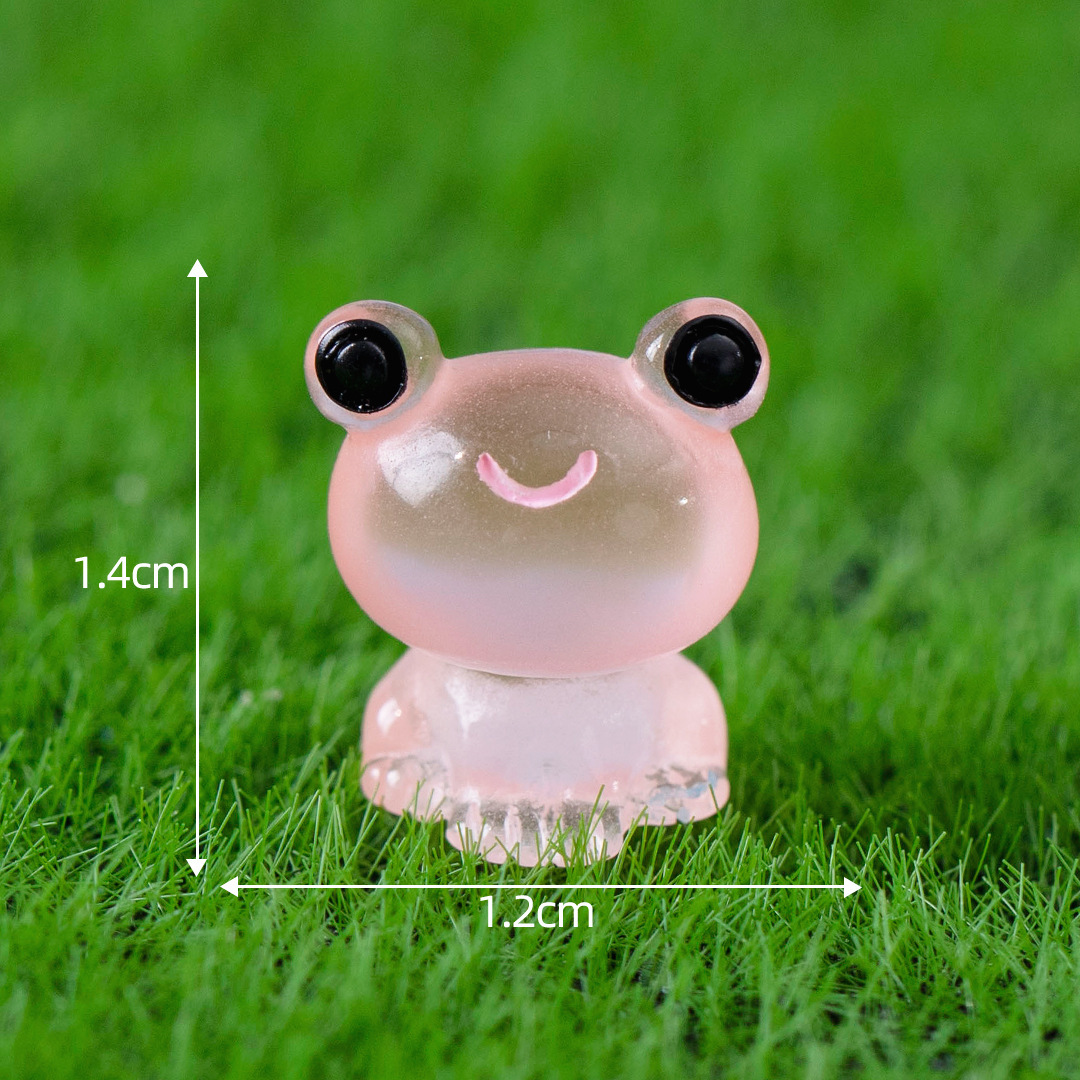 8#Pink Luminous frog