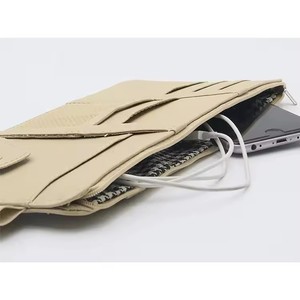 <strong>General</strong> Luxury PU Car Visor Multi-Function Glasses Clip Rear High Quality Interior Storage Bag Protection Organization <strong>New</strong> - Product Image 5