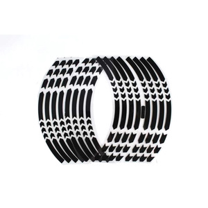 Car Reflective Steel Ring Wheel Hub Sticker Motorcycle Wheel <strong>Rim</strong> Sticker Personalized Car Modification Accessories - Product Image 5