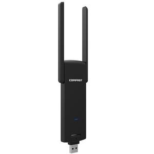 ชิป MT7612U ไร้สาย1200Mbps ความเร็วแบบ Dual Band WIFI 5G CF-926AC COMFAST V2 USB dongle 2 * 2dBi เสาอากาศฟรี - Product Image 3