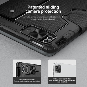 Nillkin para iPad 10,9 portalápices a prueba de golpes para funda de teclado Bluetooth para iPad Pro 2022/Air 5/iPad 2022 10th Gen 10,9 pulgadas - Product Image 4