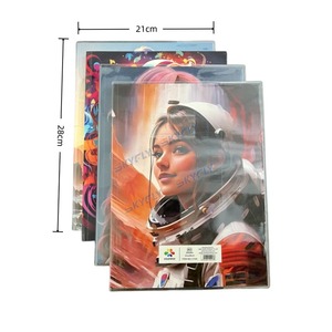 Glitter yüksek kalite Pvc kapak geniş regle kağıt kitap tasarım kompozisyon defterler ofis iş okul öğrenci yazma için - Product Image 3