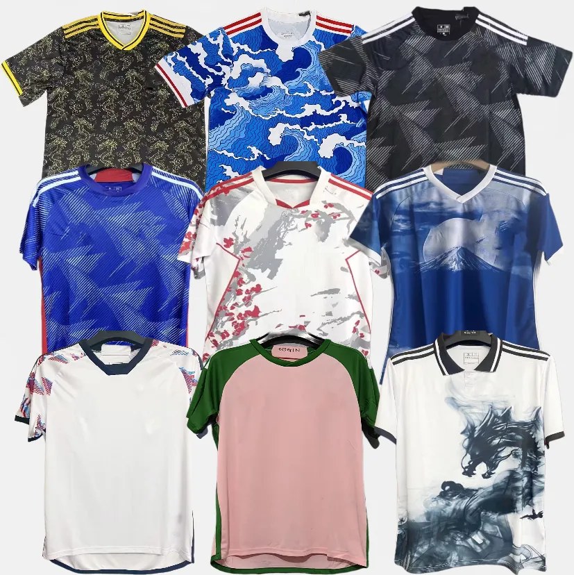 Camiseta japonesa barata para jovens, camisa de futebol para treinamento, uniformes de futebol, camisa de futebol japonesa