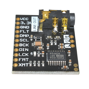 For <strong>Raspberry</strong> <strong>Pi</strong> pHAT Sound Card I2S IIC Interface Module PCM5102 Module <strong>Audio</strong> Board With Stereo Jack Beyond ES9023 PCM1794A DAC - Product Image 2