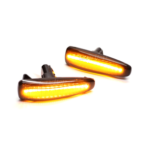 LEDダイナミックサイドマーカーライト三菱L200トリトンアウトランダーランサーシーケンシャルターンシグナルフェンダーリフレクターインジケーターランプ